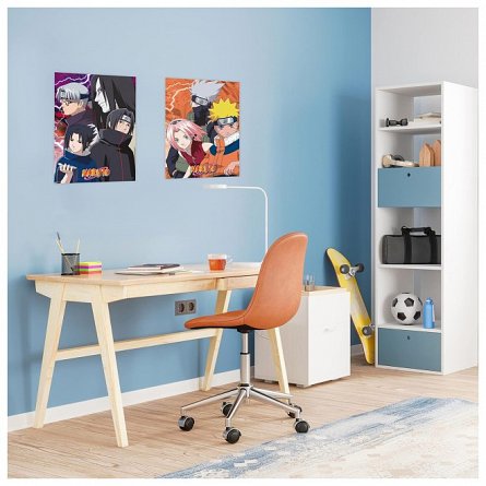 Set 2 Chibi Posters Naruto, Konoha Ninjas and Deserters, 52 x 38 cm