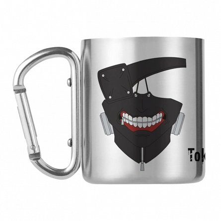 Cana metalica Tokyo Ghoul - Mask, 235 ml, cu carabina - ABYstyle