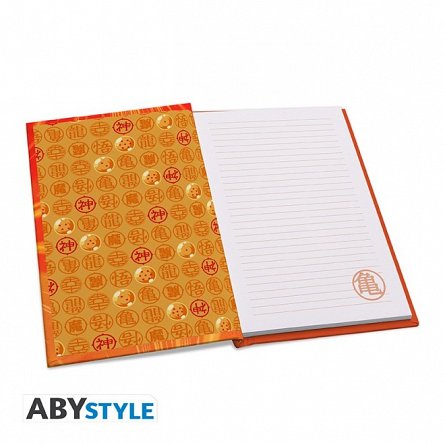 Set cadou Dragon Ball, 3 piese - pahar, insigna si caiet A6, 160p, dictando