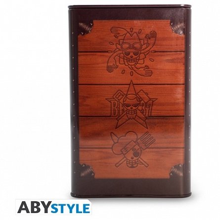 Pusculita metalica One Piece, Strawhat, iluzie optica