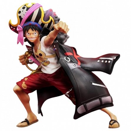 Figurina One Piece - Monkey D. Luffy, 13 cm - Ichibansho Film Red