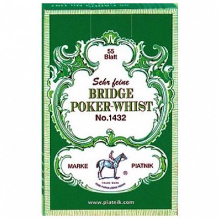 Carti de joc Bridge, Poker, Whist - Piatnik