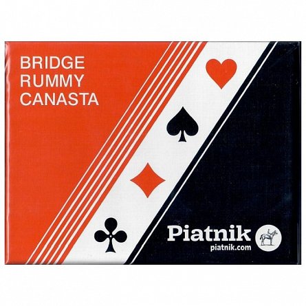 Set carti de joc Poker, Bridge, Canasta, 2 pachete - Piatnik