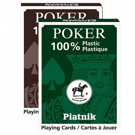 Carti de joc Poker, plastic - Piatnik
