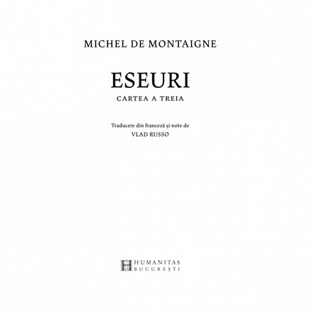 Eseuri. Cartea a treia