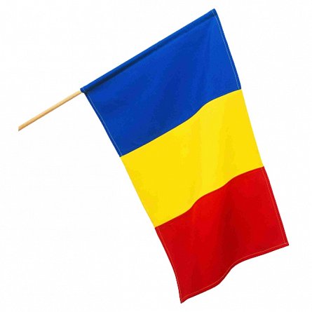 Drapel Romania, 60 x 40 cm cu bat
