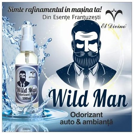 Odorizant auto, 100 ml - Wild man