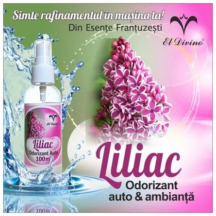 Odorizant auto, 100 ml - Liliac