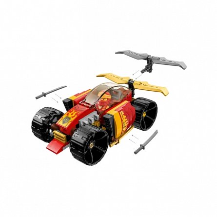 Lego Ninjago - Masina de curse evo ninja a lui Kai 71780