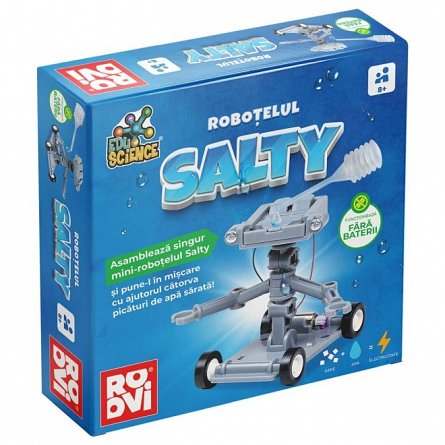 Kit educational STEM Robotelul Salty, 8 ani+, Roovi