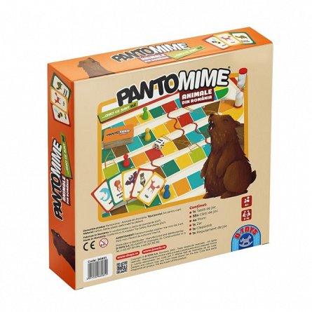 Joc Pantomime Animale din Romania, 2-16 jucatori, 4 ani plus, D-Toys