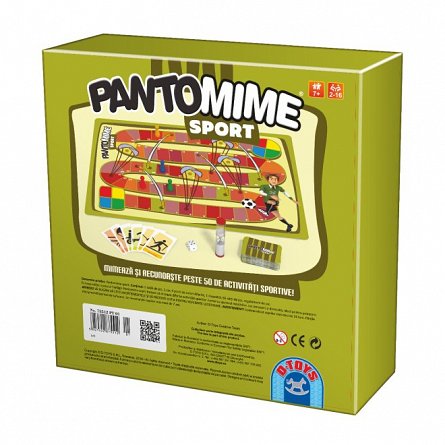 Joc Pantomime Sport, 2-16 jucatori, 7 ani plus, D-Toys