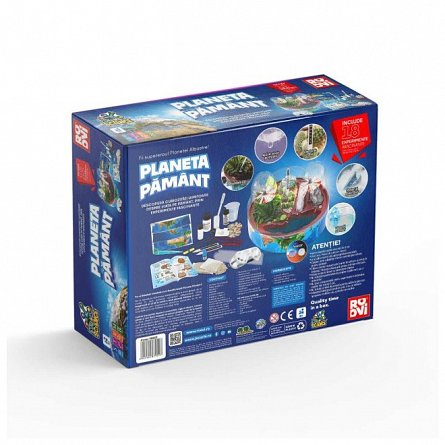 Kit educational STEM Planeta Pamant, 8 ani plus, Roovi