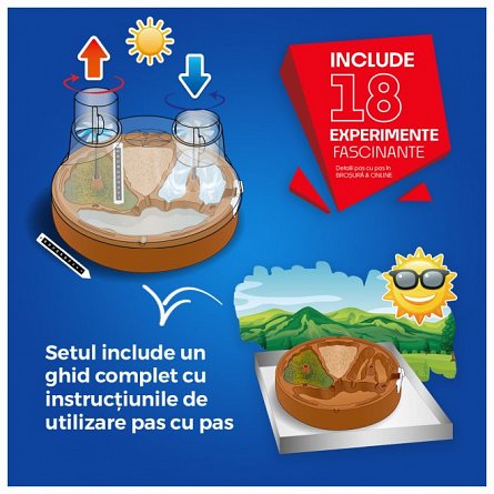 Kit educational STEM Planeta Pamant, 8 ani plus, Roovi