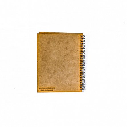 Agenda A5, personalizata din lemn - Cel mai bun sef!