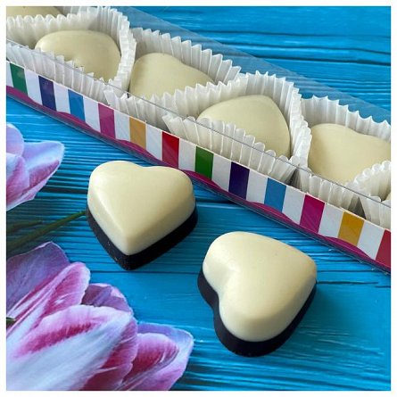 Shoud'e Hearts, set ciocolata forma Inimioare, 126 g