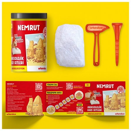 Mini set arheologic educational si puzzle 3D, Nemrut