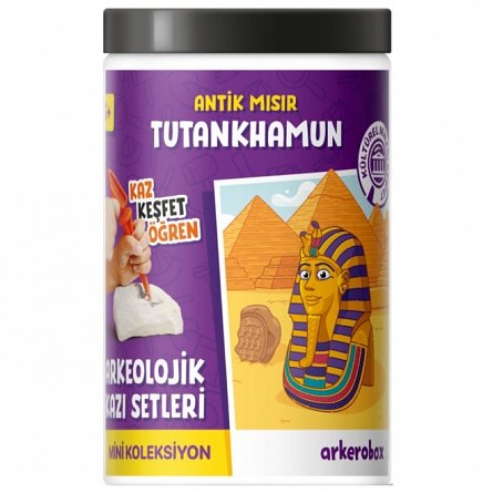 Mini set arheologic educational si puzzle 3D, Egiptul Antic, Tutankhamon
