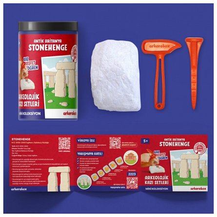 Mini set arheologic educational si puzzle 3D, Marea Britanie antica, Stonehenge