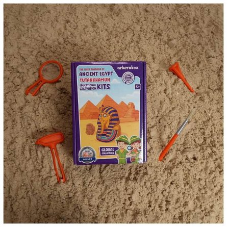 Set arheologic educational si puzzle 3D, Egiptul Antic, Tutankhamon