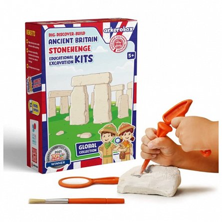 Set arheologic educational si puzzle 3D, Marea Britanie antica, Stonehenge