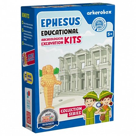 Set arheologic educational si puzzle 3D, Efes - Biblioteca Celsus