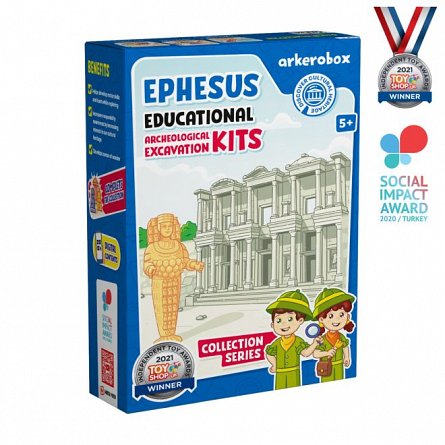 Set arheologic educational si puzzle 3D, Efes - Biblioteca Celsus