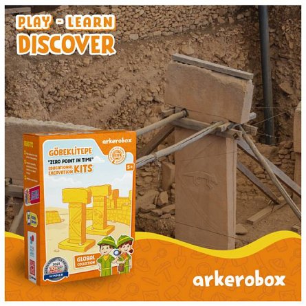 Set arheologic educational si puzzle 3D, Gobekli Tepe