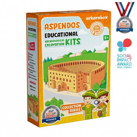 Set arheologic educational si puzzle 3D, Aspendos
