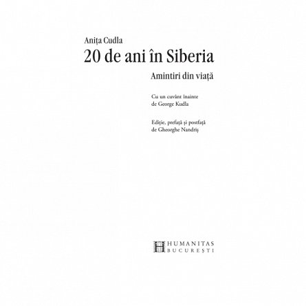 20 de ani in Siberia. Amintiri din viata