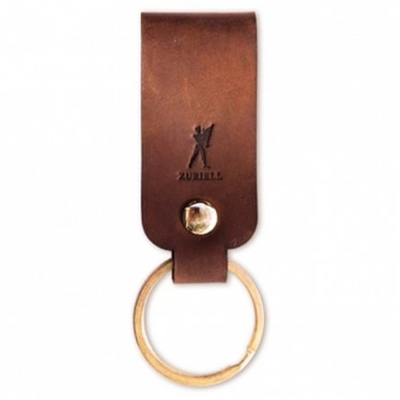 Breloc Zuriell Keychain Maro, din piele naturala