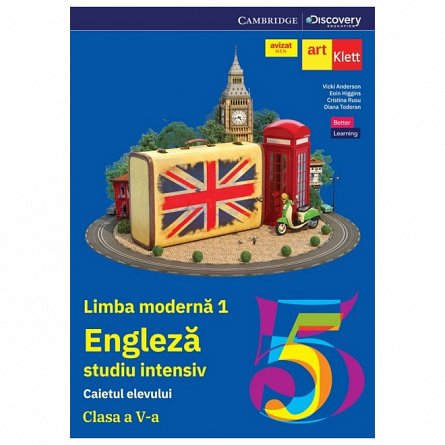 Limba engleza. Limba moderna 1. Studiu intensiv. Caietul elevului. Clasa 5