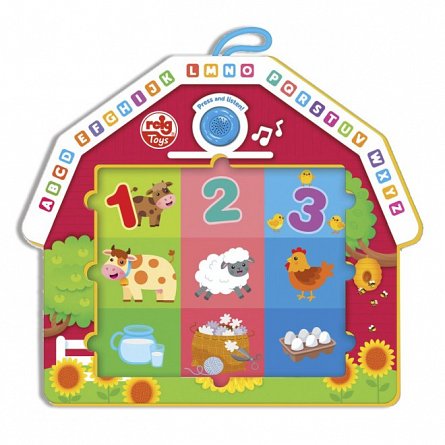 Puzzle cu sunete - Animale de la ferma