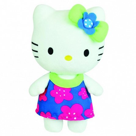 Jucarie Plus Jemini, 20cm - Hello Kitty Floricele Roz