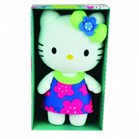 Jucarie Plus Jemini, 20cm - Hello Kitty Floricele Roz