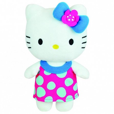 Jucarie Plus Jemini, 20cm - Hello Kitty Buline Albastre