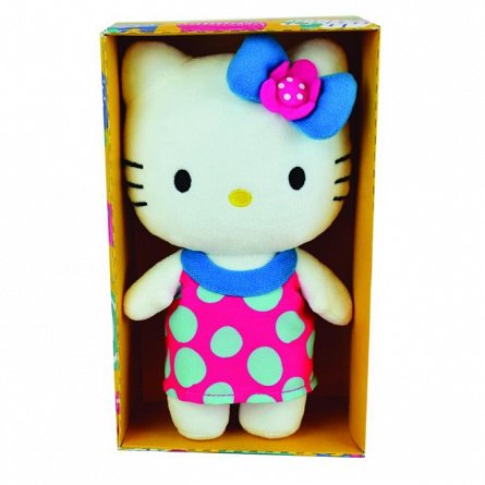 Jucarie Plus Jemini, 20cm - Hello Kitty Buline Albastre