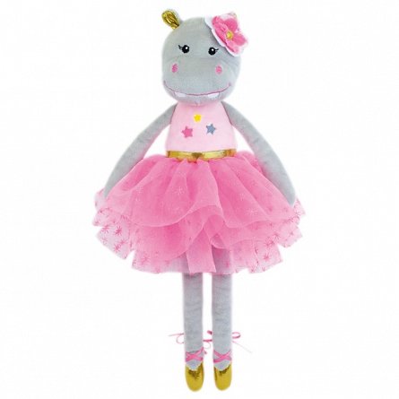 Jucarie Plus Muzicala Jemini, 40cm - Balerina Hipopotam