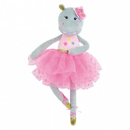 Jucarie Plus Muzicala Jemini, 40cm - Balerina Hipopotam