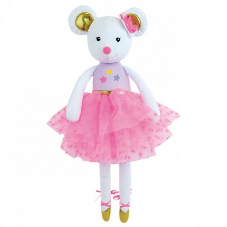 Jucarie Plus Muzicala Jemini, 40cm - Balerina Soricel Alb