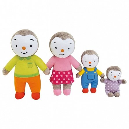 Set 4 Plusuri Jemini, Familia De Pinguini Tchoupi