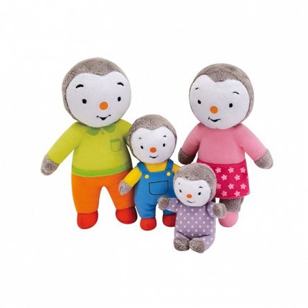 Set 4 Plusuri Jemini, Familia De Pinguini Tchoupi