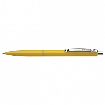 Pix Schneider K15, cu mecanism, 0.4 mm, albastru, corp galben