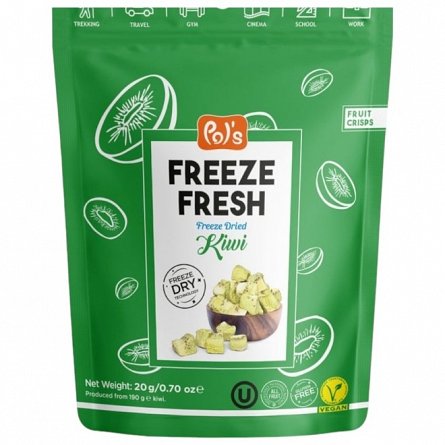 Fructe uscate, Kiwi, 20 g