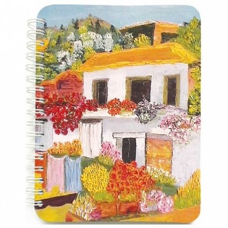 Caiet cu spira 12 x 16 cm, 100 file, dictando, Dimineata insorita