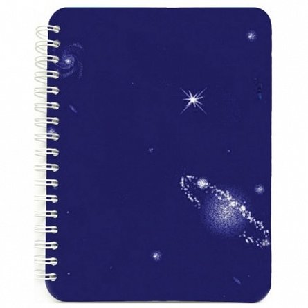 Caiet cu spira 12 x 16 cm, 100 file, dictando, Cosmos