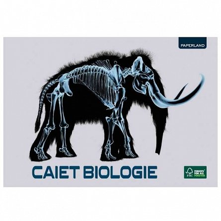 Caiet biologie, A5, 24 file, 70 g-mp, Paperland, diverse modele