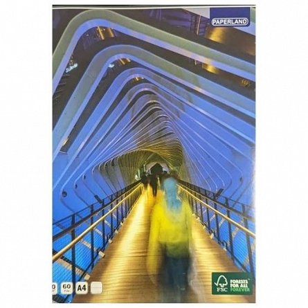 Caiet A4, 60 file, 70 g-mp, dictando, plastifiat, Paperland Premium, diverse modele