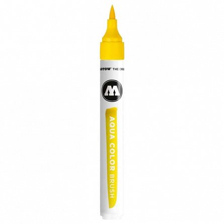 Marker varf pensula Molotow Aqua Color, 4 ml, yellow 001
