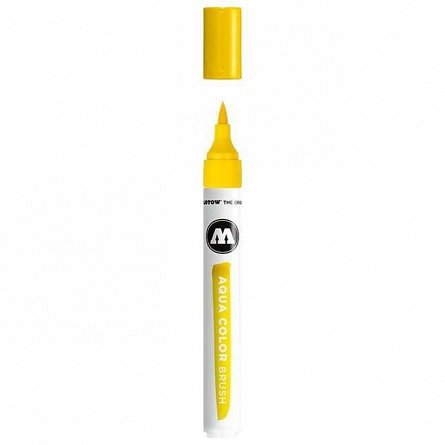 Marker varf pensula Molotow Aqua Color, 4 ml, yellow 001